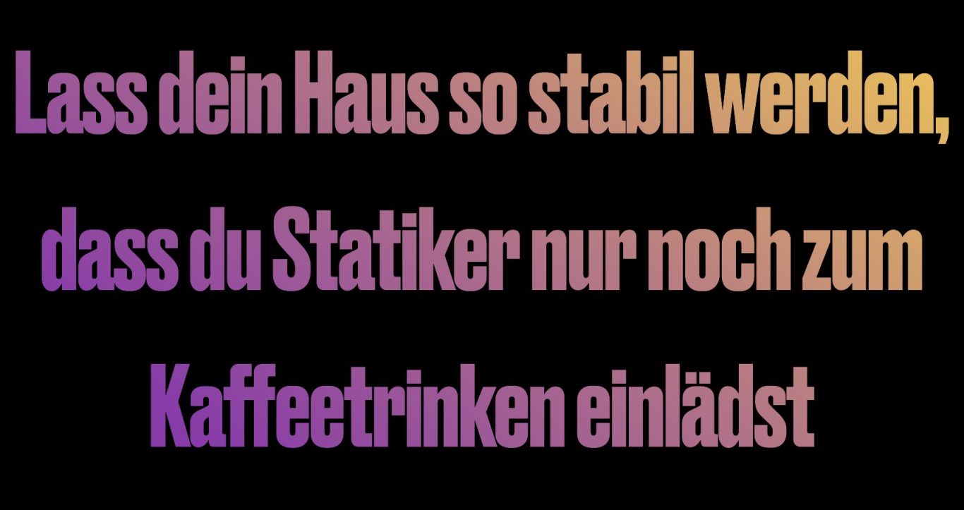 Keine Kompromisse: Qualität ist unser Maßstab! Slogan ‚Qualität ist kein Extra. Es ist unser Standard.‘ in kräftiger Schrift.